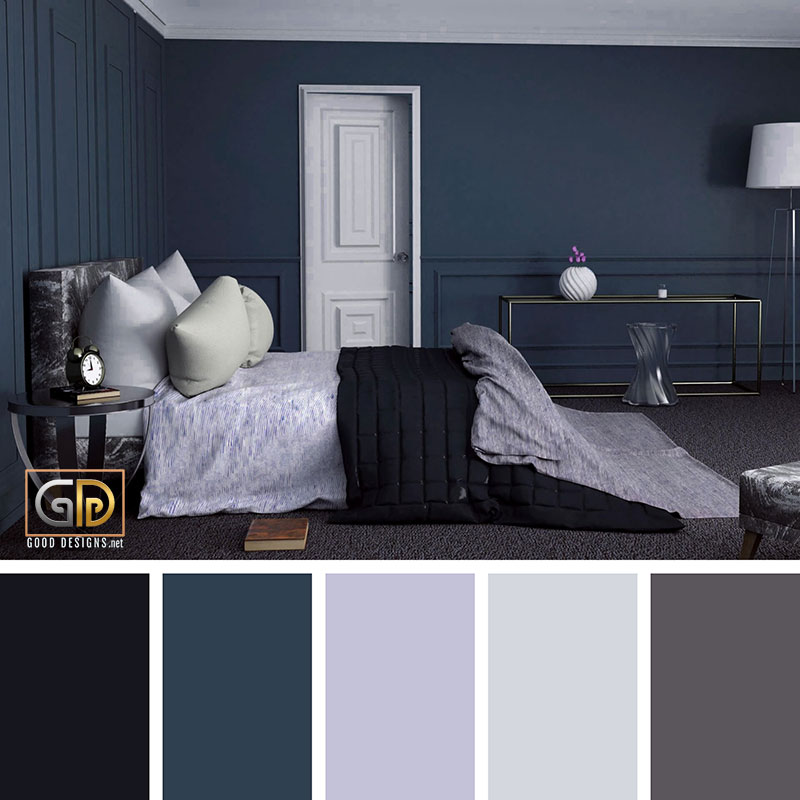 Dark bedroom color